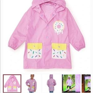 Kids donut rain jackets